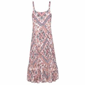 Abel the Label Boho Patchwork Maxi Dress Womens Size M Cottagecore Retro Revival